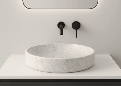 Lavabo Cook Carrara